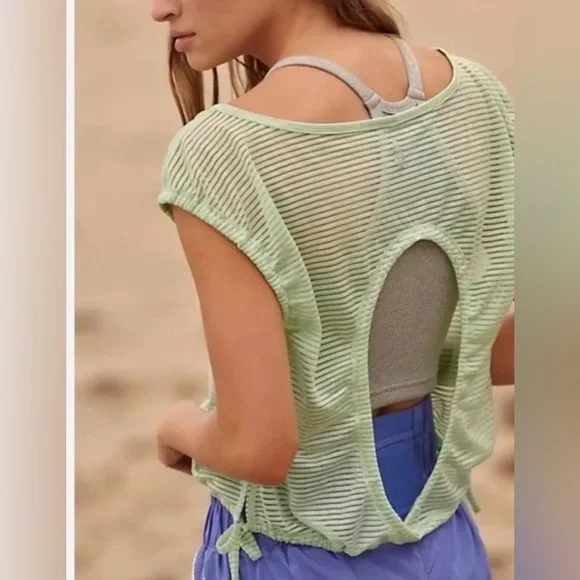 FP MOVEMENT by FREE PEOPLE TIE AND TRUE ATHLETIC TOP - Picture 2 of 10